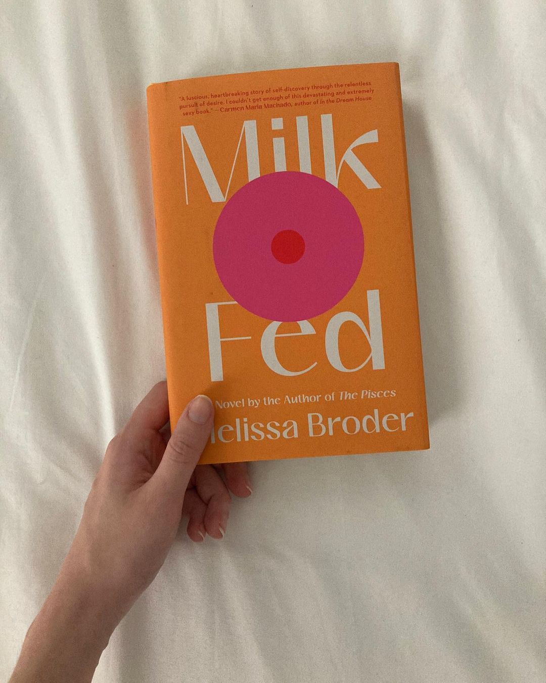 54c55affe42d74faaa172e0c07894b1c Holding Milk Fed book by Melissa Broder.