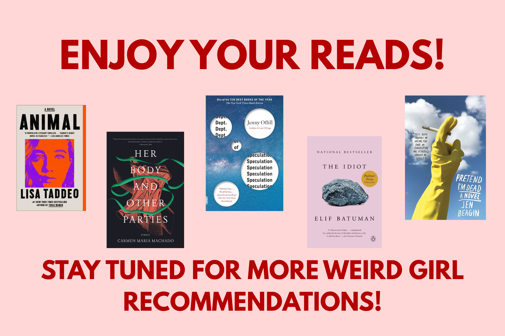 Enjoy Your Reads!